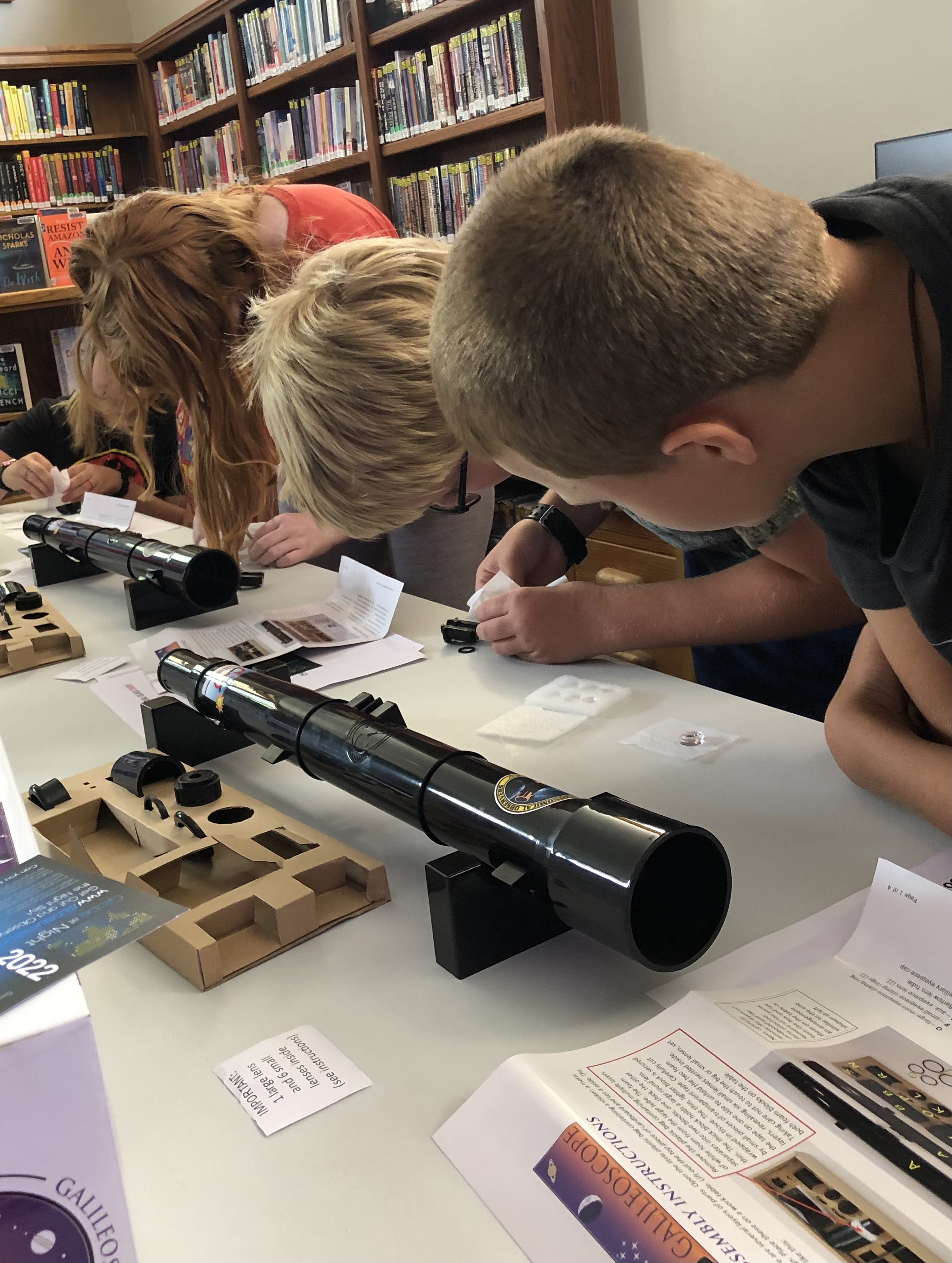 Photo from Galileo Telescope Build
