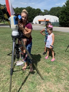 Photo From Solar Viewing at Pendleton Library Anderson County