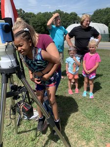 Photo From Solar Viewing at Pendleton Library Anderson County