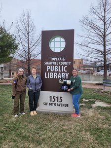 Photo From Delivered a Telescope to the Topeka Library