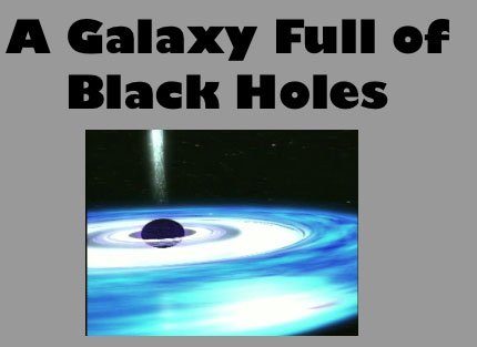 A Galaxy Full of Black Holes [Presentation]