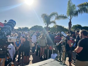 Photo From Eclipse Viewing at Camino Real Marketplace