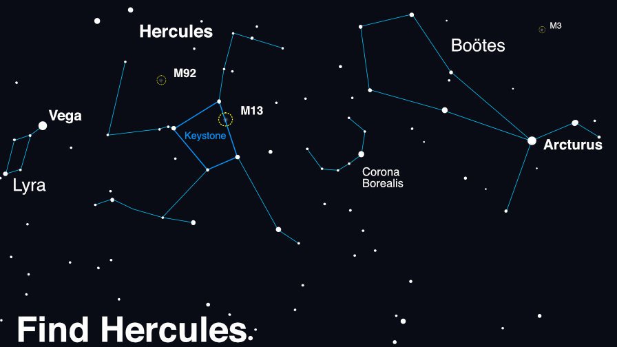 Night Sky Notes: Find Hercules and His Mighty Globular Clusters