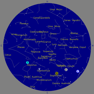 Sky Chart - click to enlarge