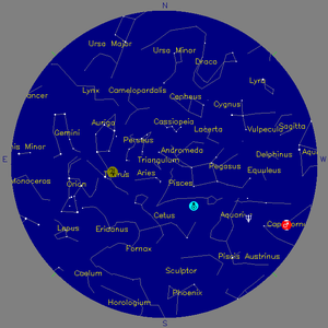 Sky Chart - click to enlarge