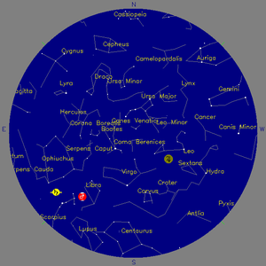 Sky Chart - click to enlarge