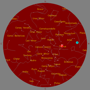 Sky Chart - click to enlarge