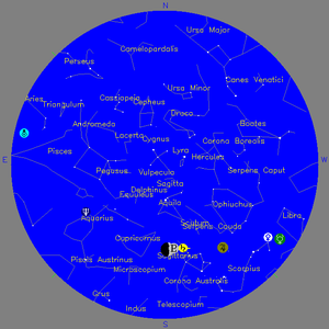 Sky Chart - click to enlarge