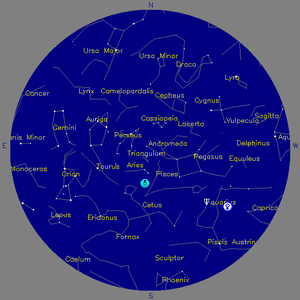 Sky Chart - click to enlarge