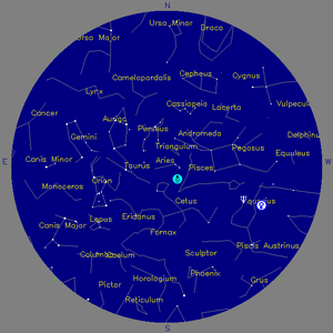 Sky Chart - click to enlarge