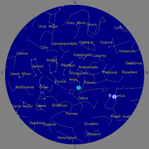 Sky Chart - click to enlarge