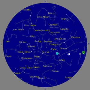 Sky Chart - click to enlarge