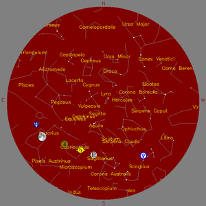 Sky Chart - click to enlarge