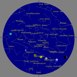 Sky Chart - click to enlarge