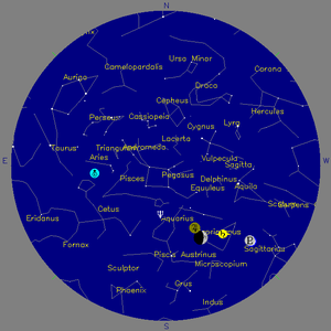 Sky Chart - click to enlarge