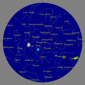 Sky Chart - click to enlarge