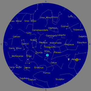 Sky Chart - click to enlarge