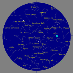Sky Chart - click to enlarge