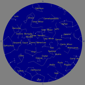 Sky Chart - click to enlarge