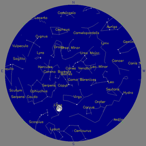 Sky Chart - click to enlarge