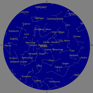 Sky Chart - click to enlarge
