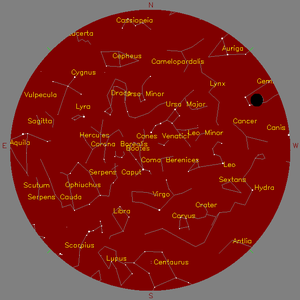 Sky Chart - click to enlarge