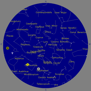 Sky Chart - click to enlarge