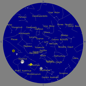 Sky Chart - click to enlarge