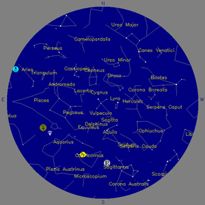 Sky Chart - click to enlarge