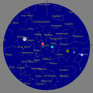 Sky Chart - click to enlarge