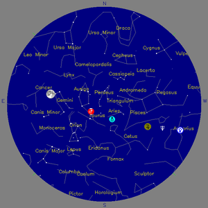 Sky Chart - click to enlarge