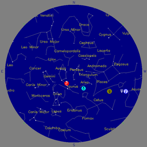 Sky Chart - click to enlarge