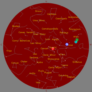 Sky Chart - click to enlarge