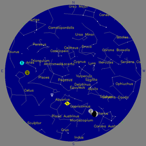Sky Chart - click to enlarge