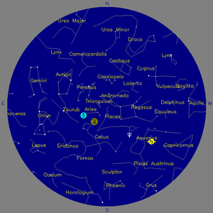 Sky Chart - click to enlarge