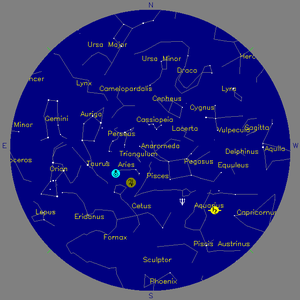 Sky Chart - click to enlarge