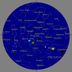 Sky Chart - click to enlarge