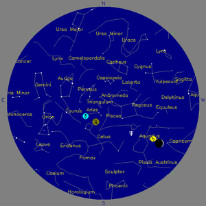 Sky Chart - click to enlarge