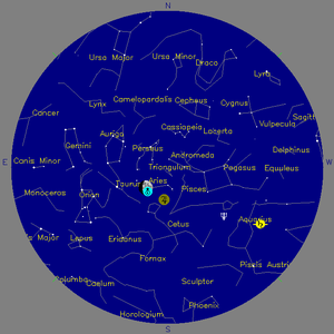 Sky Chart - click to enlarge