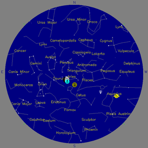 Sky Chart - click to enlarge