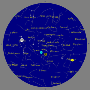 Sky Chart - click to enlarge