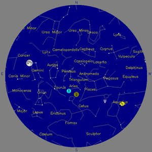 Sky Chart - click to enlarge