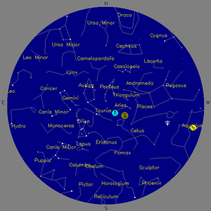 Sky Chart - click to enlarge
