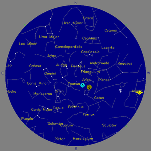 Sky Chart - click to enlarge