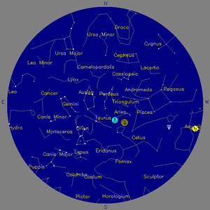 Sky Chart - click to enlarge