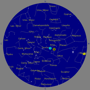Sky Chart - click to enlarge