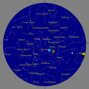 Sky Chart - click to enlarge