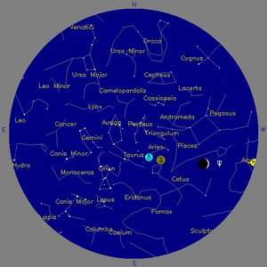 Sky Chart - click to enlarge