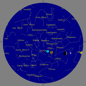 Sky Chart - click to enlarge
