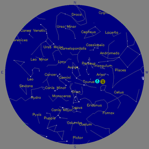 Sky Chart - click to enlarge